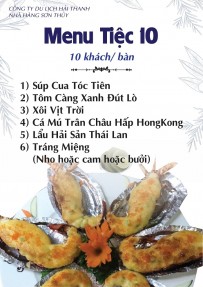Menu tiệc -11